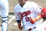 カープ二俣、4号逆転2ラン！矢野三盗！中村祐6回1失点！岡田4球四球で交代。藤井黎→中村恭→中崎の無失点リレーで逆転勝利！【広島2-1オリックス/由宇/試合結果】