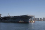 米海軍ニミッツ空母打撃群の一部隊がサンディエゴ基地に約10ヶ月の任務を終え帰港！