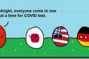 【中国】コロナ検査【ポーランドボール】