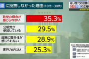 【NHKアンケ】なぜ中道に投票しないのか？「公明党だから」「理念が無い」　もうやめて！！