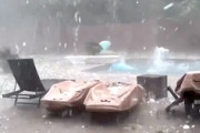 【動画】当たったら即死するレベル。アメリカに降った雹、とんでもないｗｗｗｗｗ