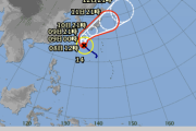台風14号、960hPaまで発達し日本縦断へ