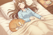 ペットと一緒に寝てる方