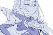 【FGO】CHOCOさんのラン子設定イラスト！　鎧の影かと思ってたけど、その部分インナーだったんですね！