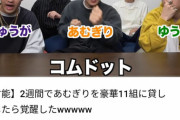 【驚愕】コムドットの低評価数ｗｗｗｗｗｗｗｗｗｗ