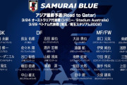 【悲報】W杯アジア最終予選メンバーに大ブーイング…「世代交代もクソもない」