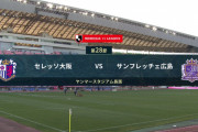 ◆Ｊ１◆28節 C大阪×広島 広島ペレイラ退場もペレイラのゴールの1点を守りきり6試合負けなし