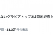【乃木坂46】武井壮さん『服着ても何の文句もないグラビアトップ3は菊地姫奈と沢口愛華と与田祐希で固定します』