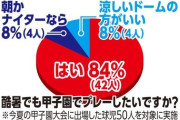 【高校野球】酷暑の夏でも甲子園でプレーしたいと思うのか？…緊急アンケートで出場５０人球児の本音に迫る