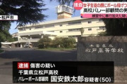 女子部員の顔にボール投げつける　松戸高教員（50）を逮捕　千葉県内バレー界の名将