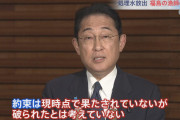 【画像】岸田総理、壊れる「漁師との約束は、現時点で果たされてないが、破ったとも考えていない」