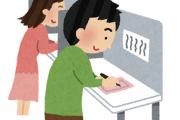 日本の選挙「投票ハガキもって投票所に行って、候補者の名前書いて、投票箱にポイッw」←これ