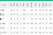 【セ・リーグ順位スレ】神=-広=巨-/横/=中===ヤ【5/14】