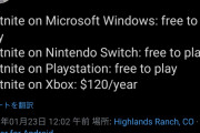 【朗報】Xboxｵﾝﾗｲﾝ 12ヶ月60ドルを廃止、6ヶ月40→60ドルに値上げ Fortniteすら月10ドル必須に