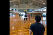 【謎報】西武山川、バレーボール選手になる