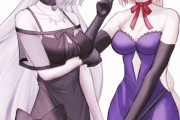 【FGO】ドレスを取り換えた邪ンヌ＆ジャンヌ！！　どっちもそれぞれ似合ってるよ！