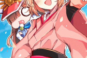 【FGO】袴姿の沖田さんイラスト！！　桜色の袴が素敵です！！