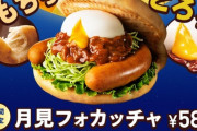 【画像】モスバーガーの新作バーガー、とんでもないことになる