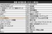 【新語・流行語大賞2023】「エッフェル姉さん」はノミネートも「増税メガネ」は入らず
