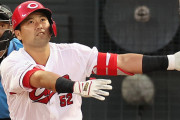 カープ末包、阪神門別から先制2点タイムリーツーベース！援護率1.29の大瀬良を4番が援護！！