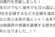 「鬼滅の刃 無限列車編」興行収入400億円に到達