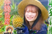 秋元真夏が沖縄へ！石垣島でパインアップルを収穫してまるかじり！！