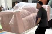 【動画】アイデアの勝利。中国さん、ソファーの輸送問題を解決する。