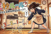 食べ物を床に落としちゃった → 一瞬ならOK？　3秒ルールは真実か