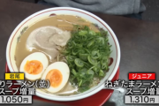 ラーメン天下一品、なんか勘違いして値上げし始めるｗｗｗｗｗｗ