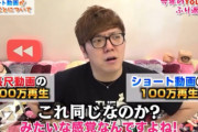 【悲報】ヒカキン「tiktokerに越されても何も思わないｗショートと普通の動画の再生数は同じじゃない」