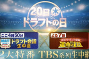 今日のＴＢＳドラフト特番で取り上げられる選手がこちらｗｗｗｗｗｗｗｗｗｗｗｗ