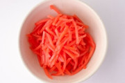 紅しょうがの主な使い道　「牛丼に添える」「焼きそばに添える」「とんこつラーメンに添える」
