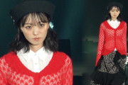 元欅坂46・今泉佑唯、クールな表情でランウェイ　透け感ニット姿で登場　『Rakuten GirlsAward 2026 SPRING/SUMMER』