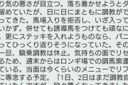 【競馬】父ゴールドシップの2歳牝馬、まともに調教すら出来ない