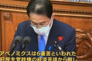 【悲報】まともなはずだった岸田首相「6重苦の民主党政権ガー」