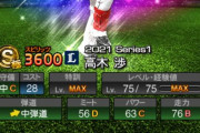 【プロスピA】高木渉の走力型に違和感