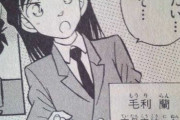【名探偵コナン】毛利蘭(一途、家事全般得意、銃弾避けられる反射神経)←人気ない理由ｗｗｗ