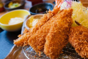理想のミックスフライ定食