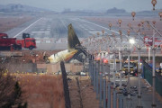 【悲報】韓国の壁に激突した飛行機、胴体着陸前にブラックボックスの記録が停止