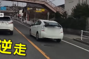 名古屋のプリウス、逆走＋追越し＋信号無視などやりたい放題ｗｗｗｗｗｗ