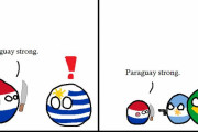 【パラグアイ】パラグアイ強いよ【ポーランドボール】