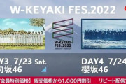 【悲報】櫻坂46メンバー5人が新型コロナ感染で「W-KEYAKI FES. 2022」が公演中止！