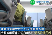 【就職氷河期世代】支援、内閣府、160事業に対し17億円超