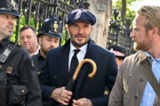 デビッド・ベッカム氏も行列に　エリザベス女王弔問、午前2時から並ぶ