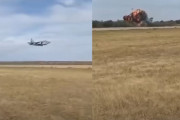 ロシア軍のSu-25攻撃機が滑走路から離陸直後に墜落し爆発炎上…ウクライナ国防省は「あらゆるレベルで無能だ」！