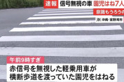 信号無視の車が横断歩道を渡っていた園児7人をはねる　運転手の20代女性を逮捕
