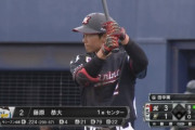 ロッテドラ1藤原.227 4本 21打点（二軍）