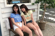 メ永尾まりや＆大和田南那ﾒｲｷﾝｸﾞDVD修正なしの大和田さんの腹の肉感が生々しい