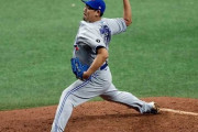 ブルージェイズ山口俊さん、デビュー登板でいきなり監督から戦力外通告を受ける