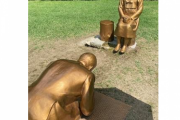 【韓国】安倍総理が慰安婦に土下座する像を展示している韓国人、日本進出を検討「日本の後援者を探している」